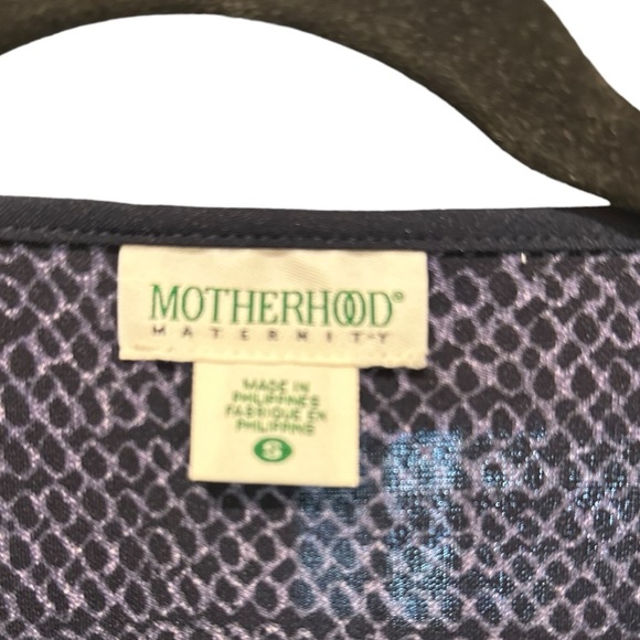 Motherhood Dress Black and White print Empire waist with Tie back. - Picture 4 of 5